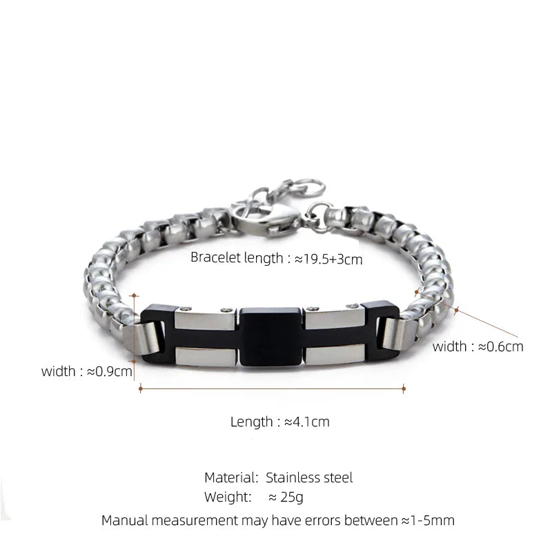 Casual Hip-Hop Punk Geometric 304 Stainless Steel 18K Gold Plated Unisex Bracelets