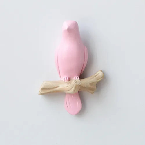 Nordic Creative Bird Decoration Hook Hallway Wall Seamless Key Hook Punch-free Wall Decoration Wall Hanging Coat Hook