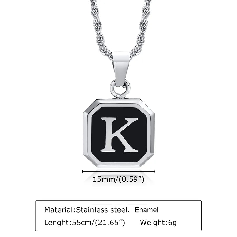 304 Stainless Steel Hip-Hop Enamel letter