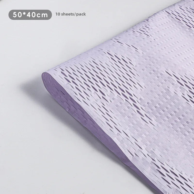 Trendy Honeycomb Paper Mesh Flower Bouquet Artistic Packaging Material Fresh Flowers Gift Wrapping Wholesale Handmade Craft Supplies