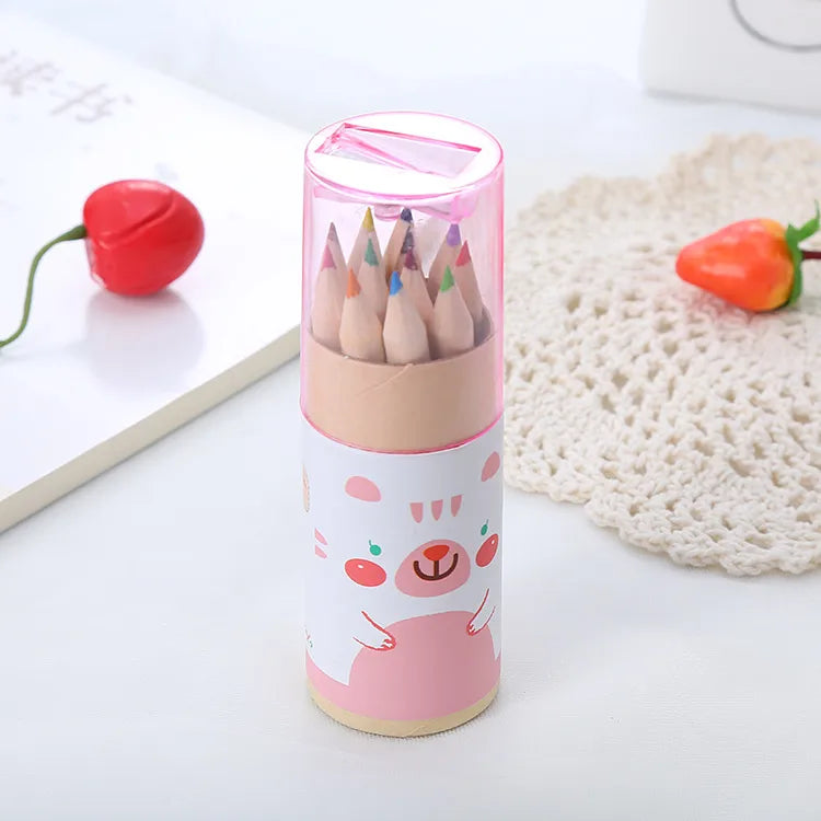 creative student drawing graffiti multicolor pencil sharpener barrel stationery wholesale