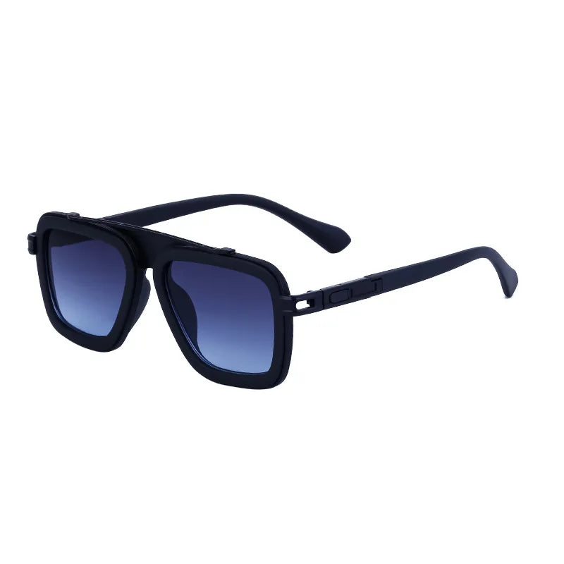 Casual Elegant Lady Solid Color Pc Square Full Frame Men's Sunglasses