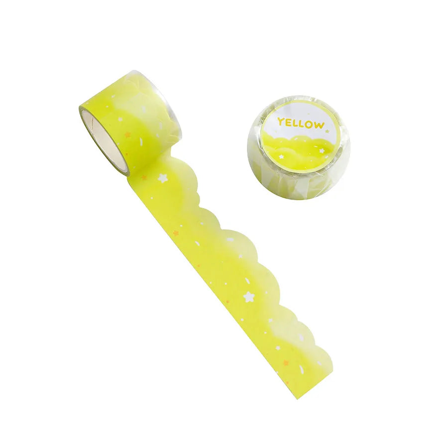 ins korean cartoon cute cloud tape girl hand account diy decorative stickers paper adhesive tape student and paper adhesive tape