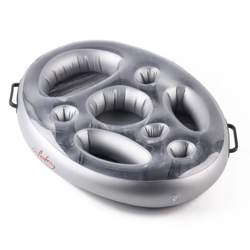 casual classical vacation solid color pvc water air mattress swimming accessories