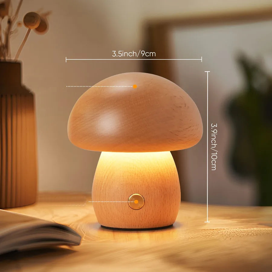 Novelty Mushroom solid wood Lighting Accessories
