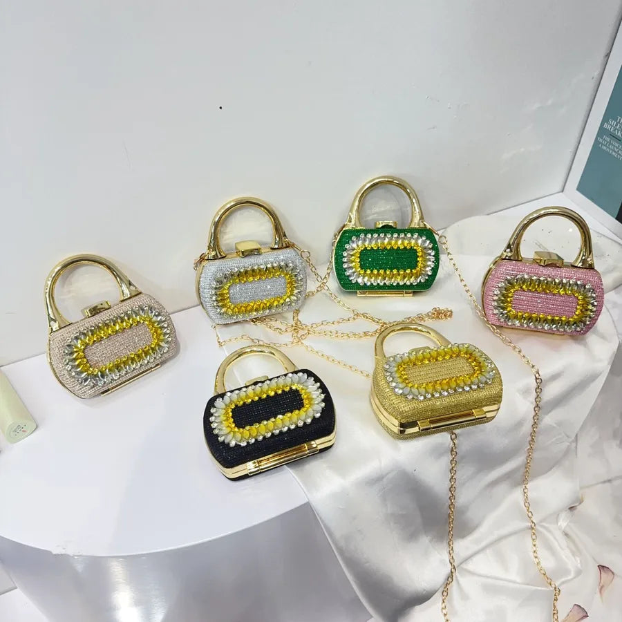 Acrylic Geometric Square Evening Bags