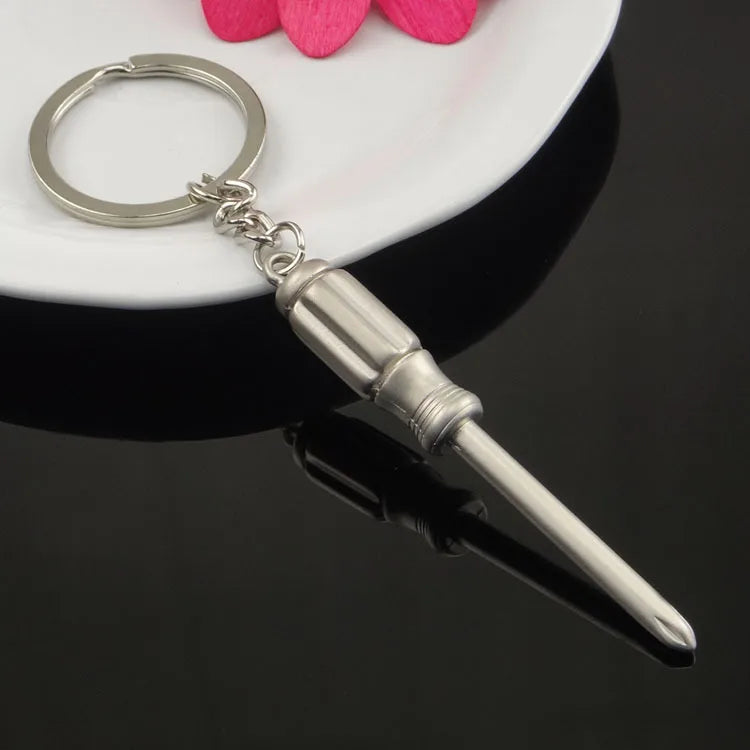 1 Piece Classic Style Axe Hammer Zinc alloy Unisex Bag Pendant Keychain