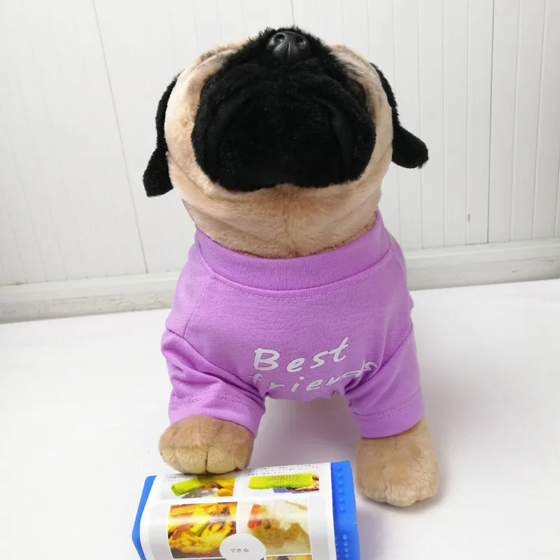 fashion cloth letter pet clothing 1 piece