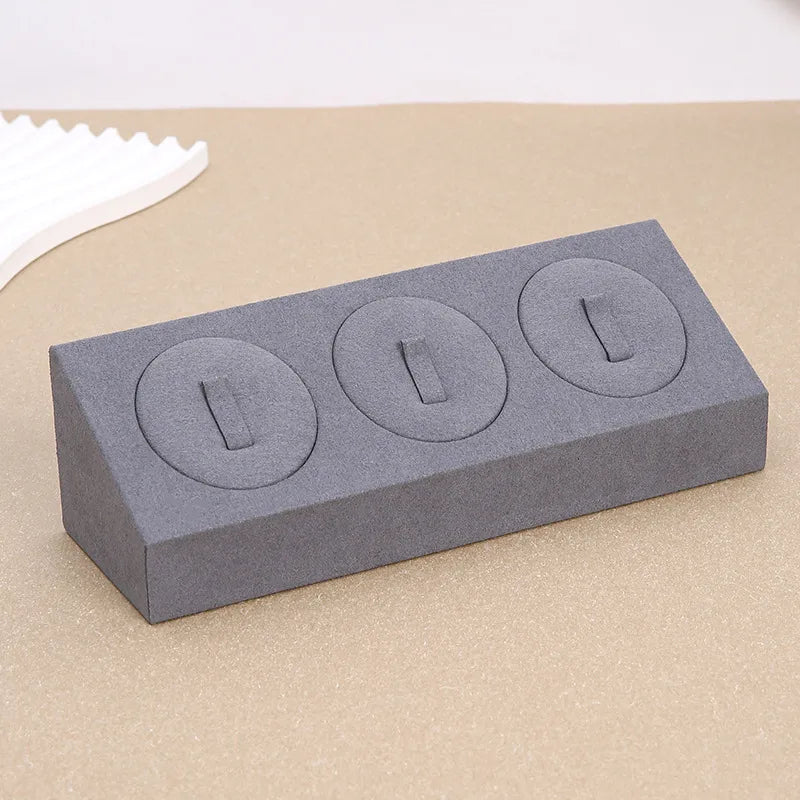 1 Piece Microfiber Elegant Simple Style Geometric Solid Color Jewelry Display Jewelry Rack
