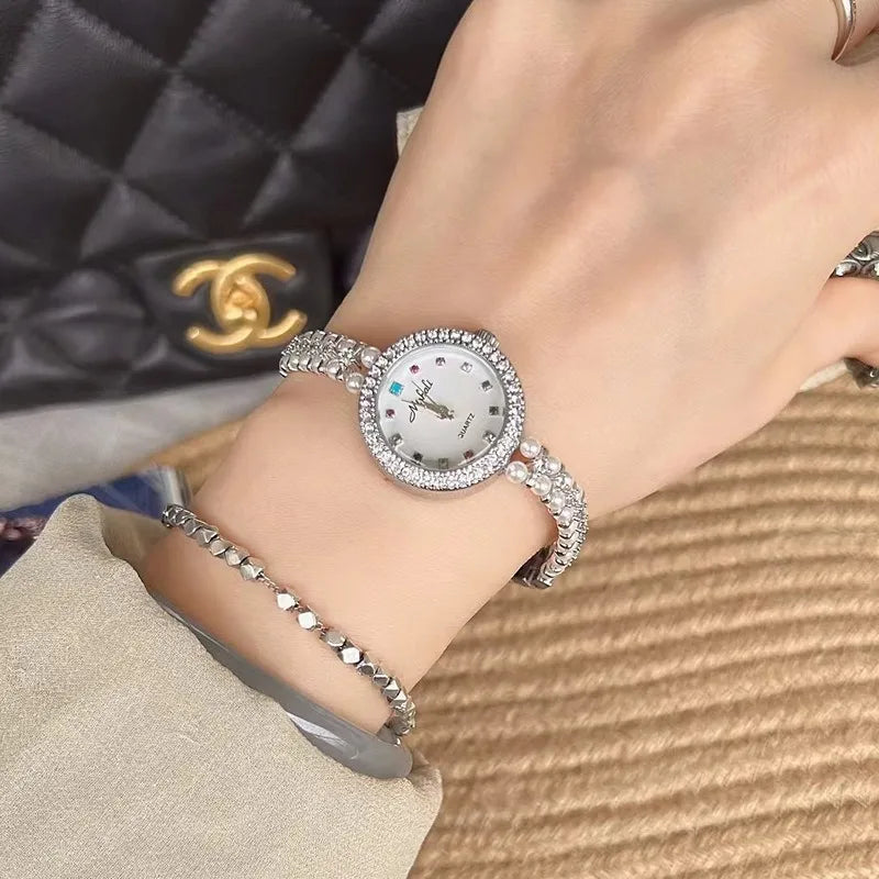 Elegant Simple Style Geometric Single Folding Buckle Quartz Watch Women's Watches