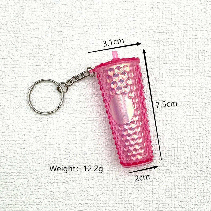 Simple Style Colorful Plastic Unisex Keychain