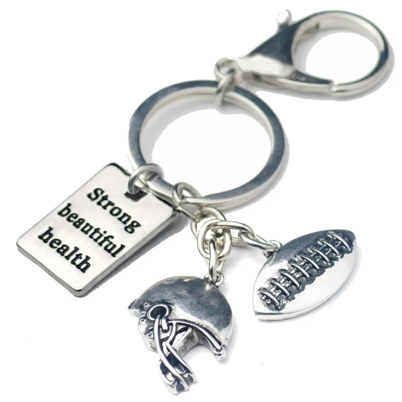 fashion creative fitness weight sheet keychain metal backpack buckle