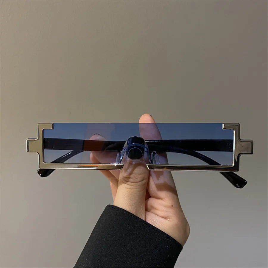 Retro Classic Style Rectangle Resin Square Full Frame Women's Sunglasses