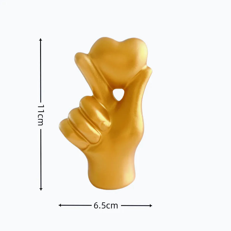 Simple Style Classic Style Gesture Plastic Resin Ornaments Artificial Decorations