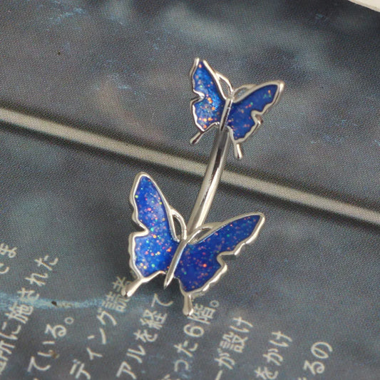 1 Piece Belly Rings Simple Style Classic Style Solid Color 304 Stainless Steel Plating Belly Rings