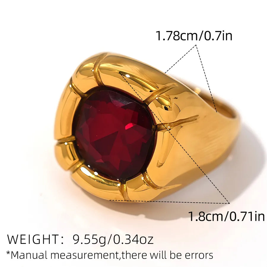 Wholesale Jewelry Vacation Beach Starfish 304 Stainless Steel 18K Gold Plated Rings