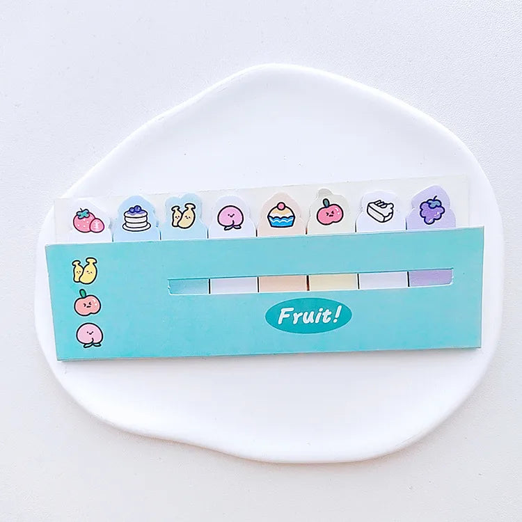 japan and south korea stationery cute regimented rows notes sticky notes notes left note sticker stick label learning classification notes