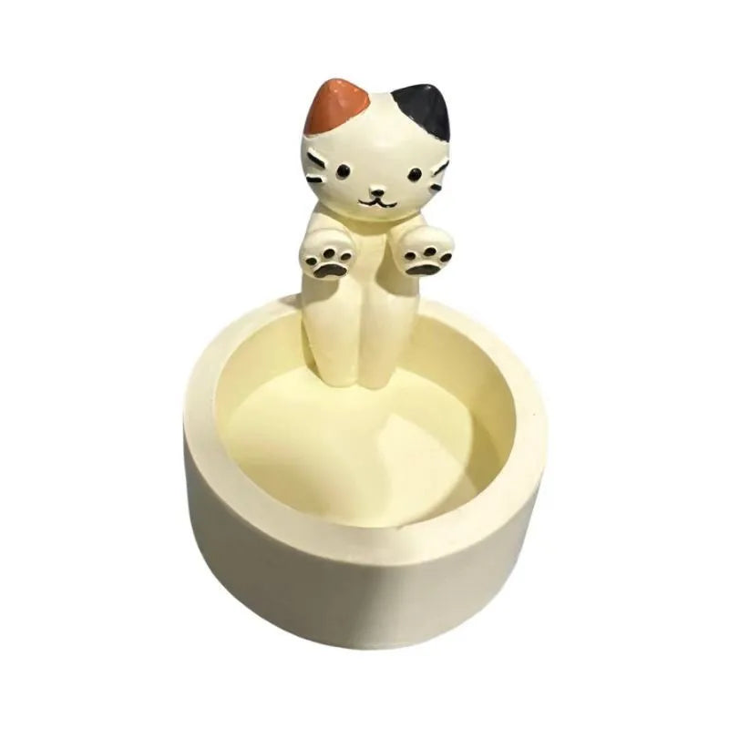 Cute Rabbit Dog Cat Resin candlestick