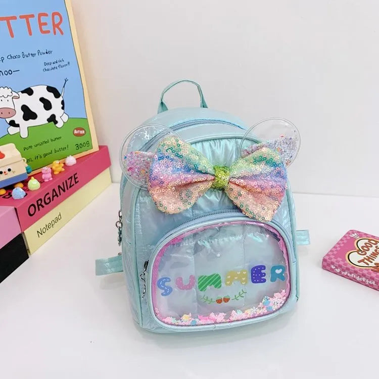 Bow Knot Casual School School Backpack Kids Backpack Functional Backpack