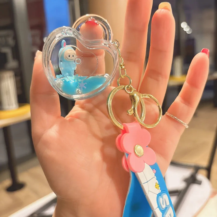 1 Piece Cute Cartoon Character Acrylic Unisex Bag Pendant Keychain
