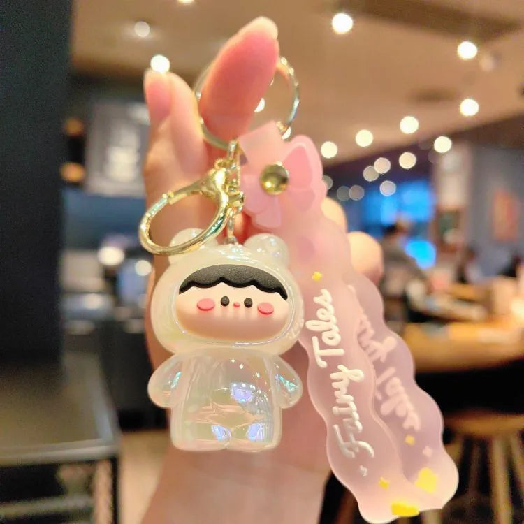 1 Piece Cute Cartoon Character Acrylic Unisex Bag Pendant Keychain