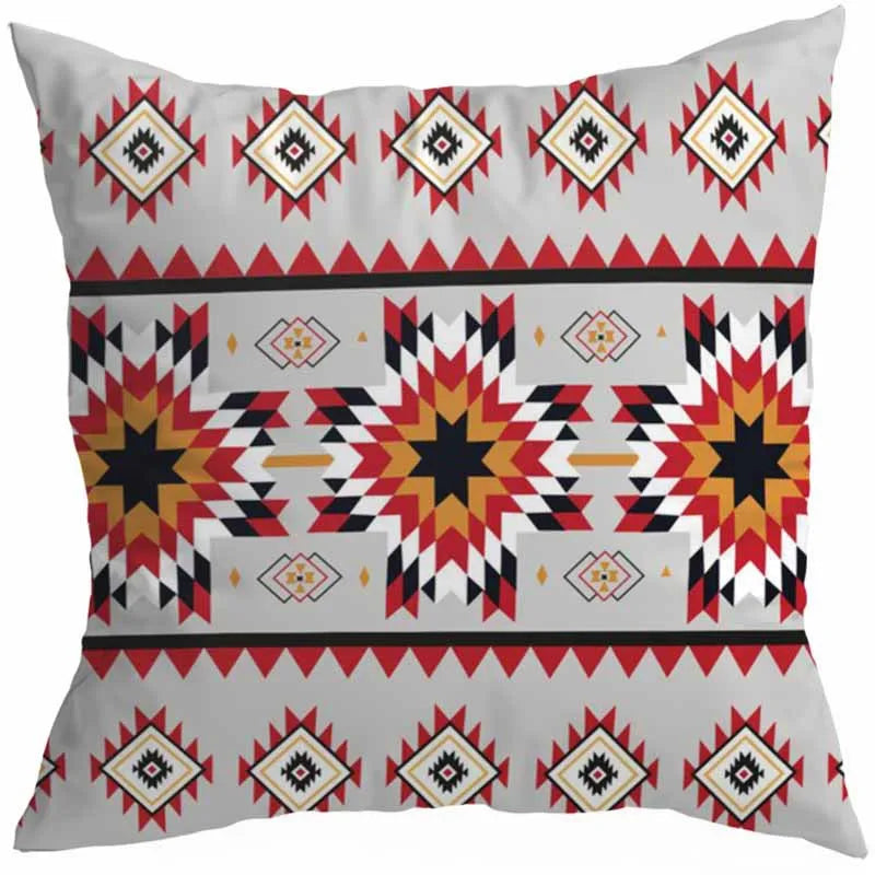 vacation sweet geometric stripe solid color linen fibre peach skin pillow cases