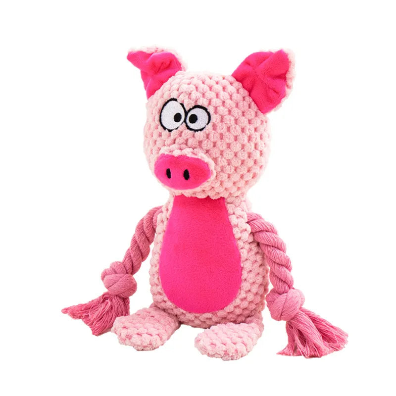 Sound Making Cotton Rope Toys