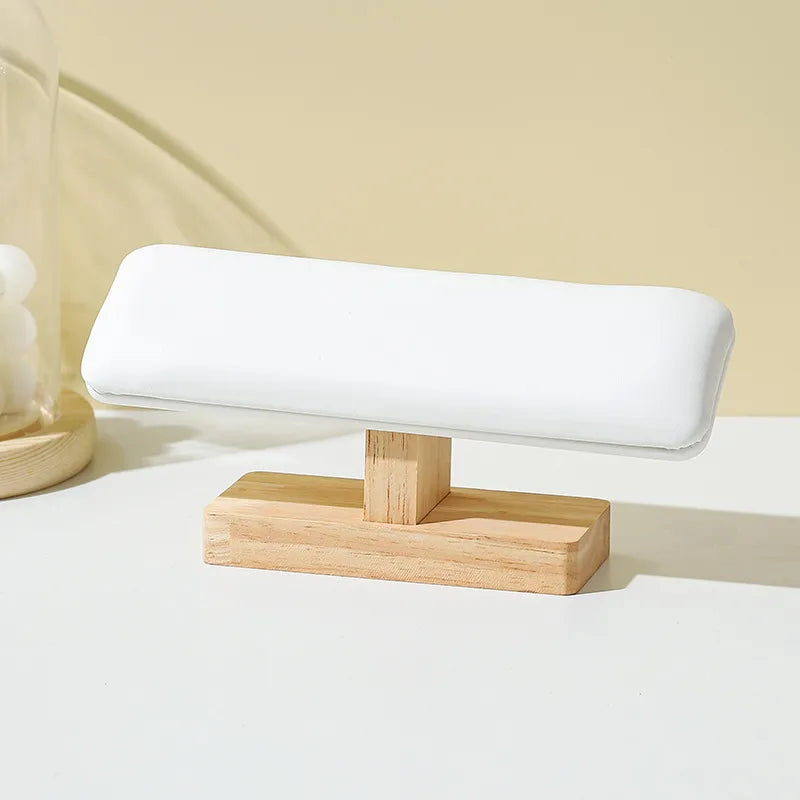 1 Piece Pu Leather solid wood Flannel Nordic Style Simple Style Solid Color Jewelry Display Jewelry Rack