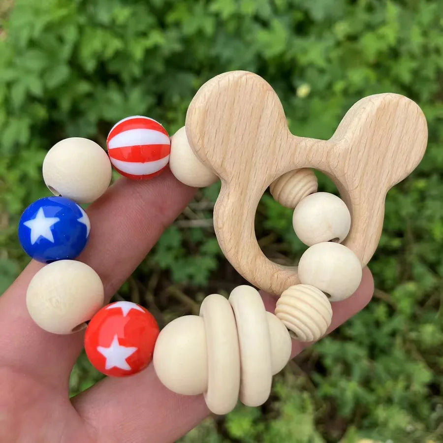 baby toys bear wood toys