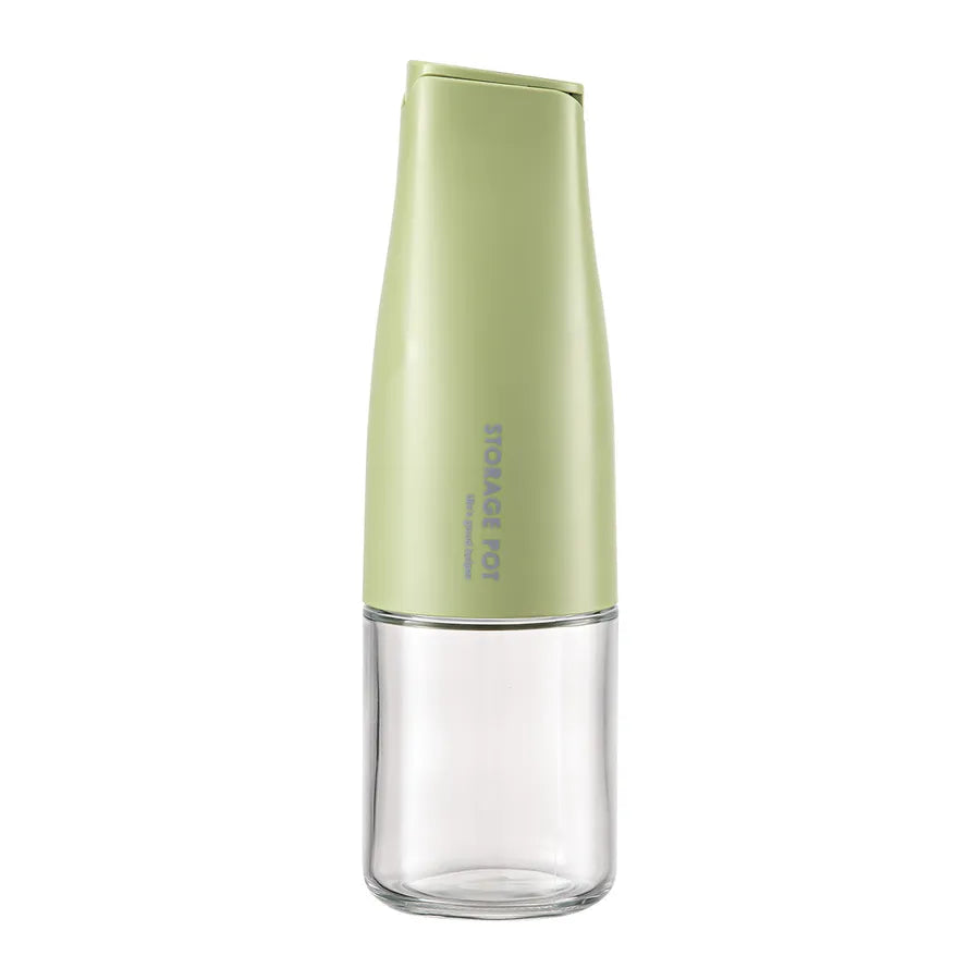 Internet Celebrity Oil Pot Glass Automatic Gravity Open Cap Oil Bottle Kitchen Household Oil Spraying Pot No Oil Soy Sauce Vinegar Spice Bottle
