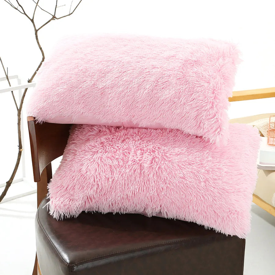 Casual Elegant Cute Solid Color Polyester Pillow Cases Bedding