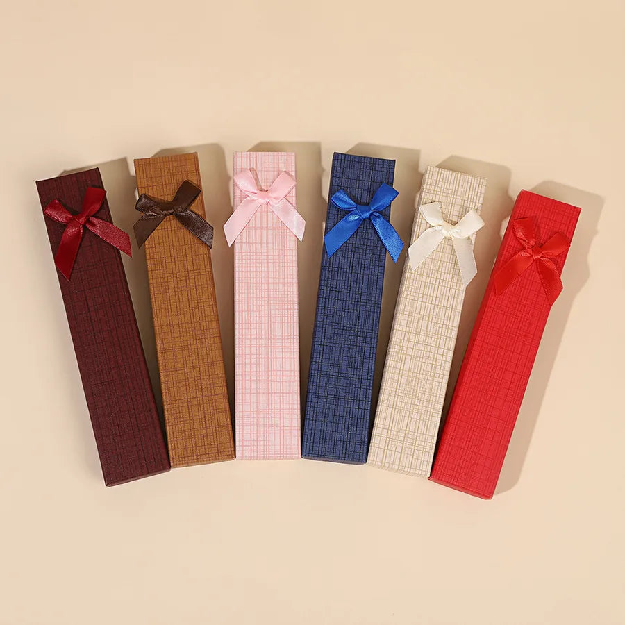 1 Piece Paper Classic Style Daily Solid Color Jewelry Boxes