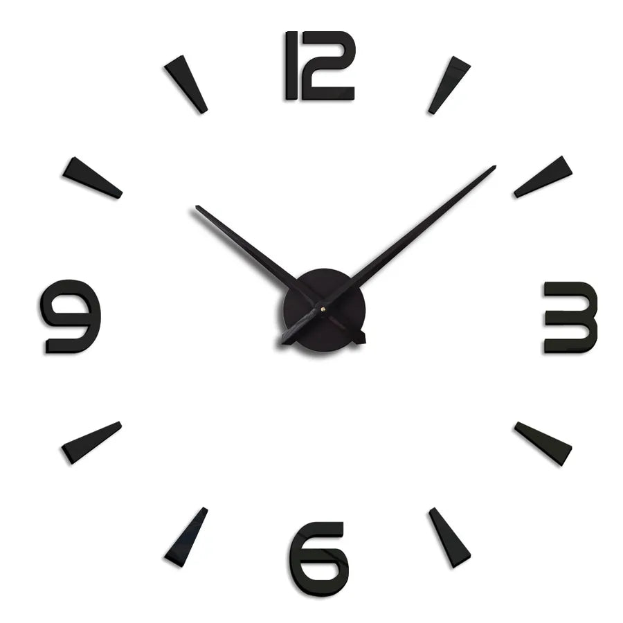 Casual Round Plastic pendant Wall Clock Artificial Decorations