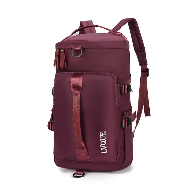 Unisex Streetwear Letter Solid Color Oxford Cloth Waterproof Travel Bags