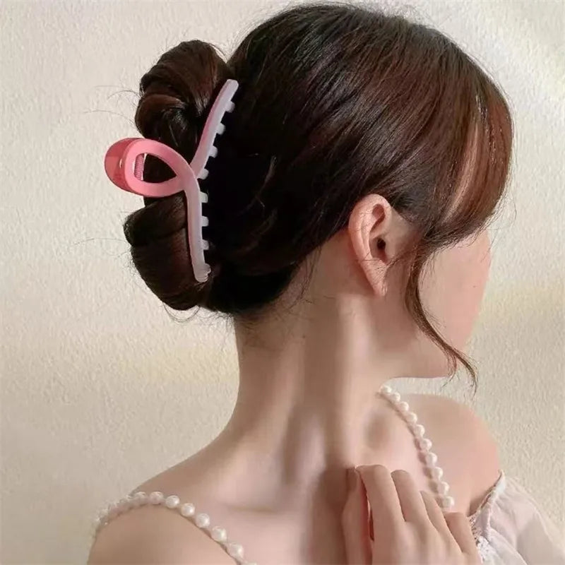 Sweet Simple Style Women's Gradient Color Alloy Hair Claws