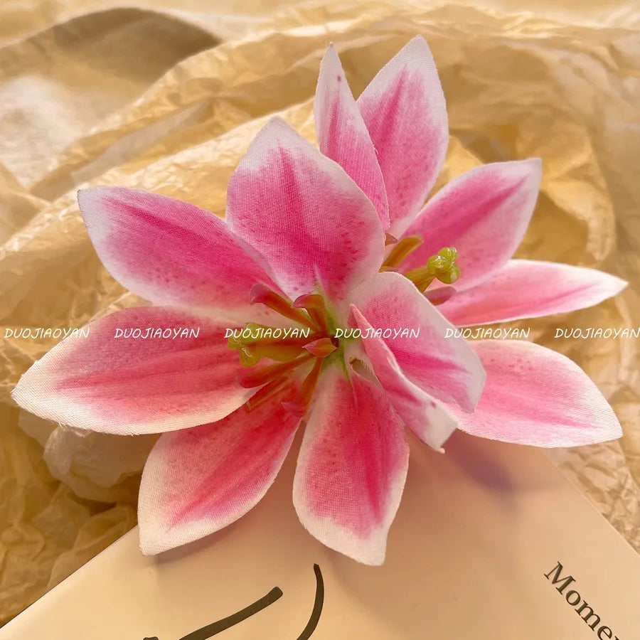 Elegant Pastoral Women's Flower Cloth Hair Clip Hair Claws