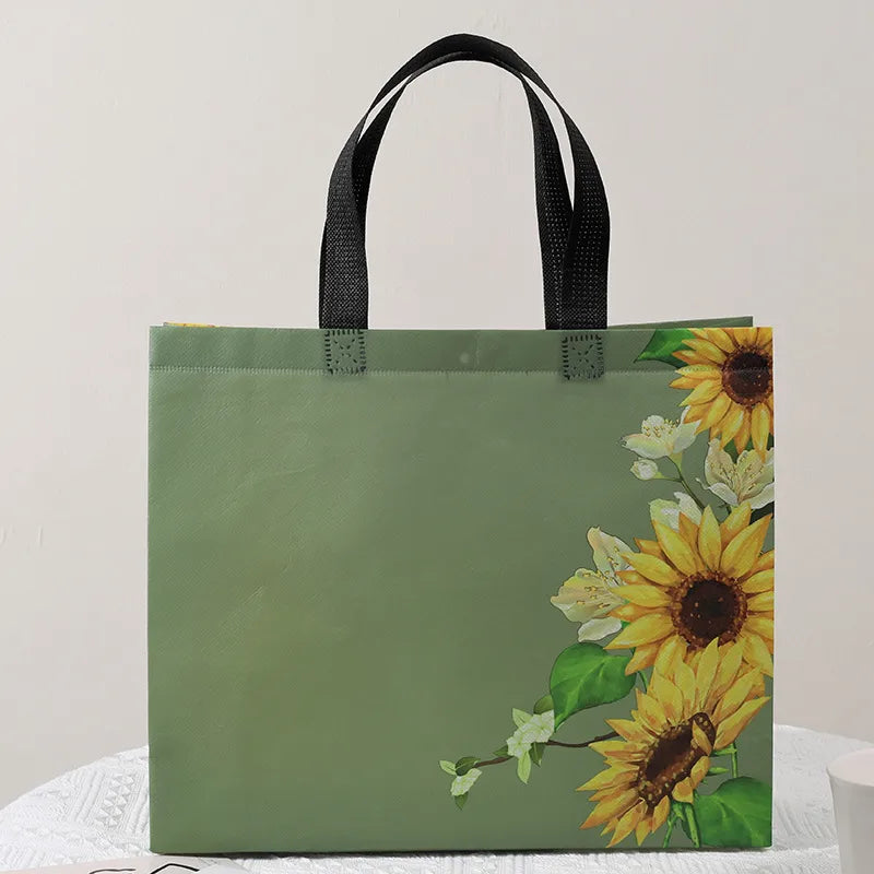 coated non-woven portable clothing handbag advertising shopping bag spot printed logo