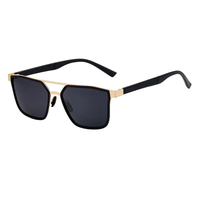 Streetwear Color Block Tac Square Full Frame Men's Sunglasses