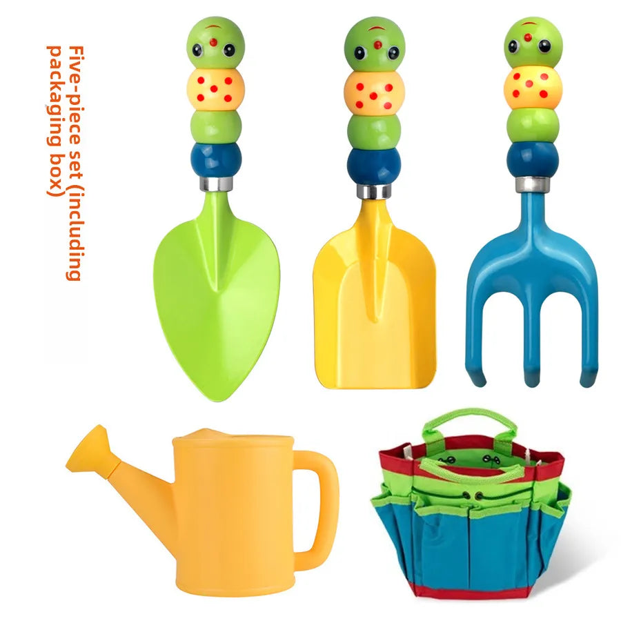 Caterpillar outdoor gardening cultivation flower utensils sea toys children's planting fleshy vegetables garden tools
