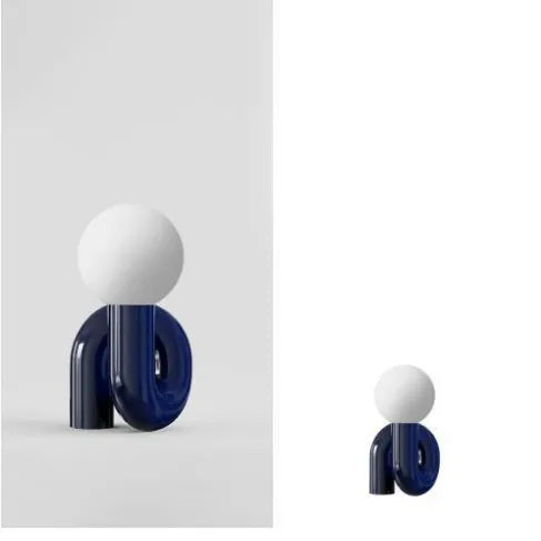 Nordic Children's Room Bedroom Bedside Lamp Creative Art Table Lamp Designer Model Room Decoration Living Room Double Head Table Lamp