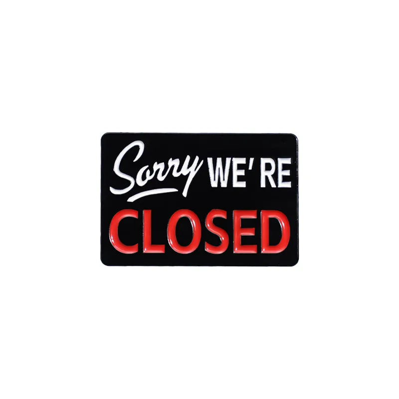 Simple Style Classic Style Letter Alloy Stamping Stoving Varnish Plating Kid'S Unisex Brooches