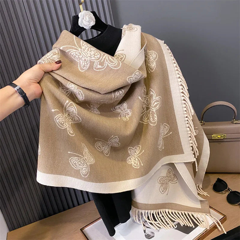 Adults Simple Style Commute Butterfly Polyester Scarf & Shawls