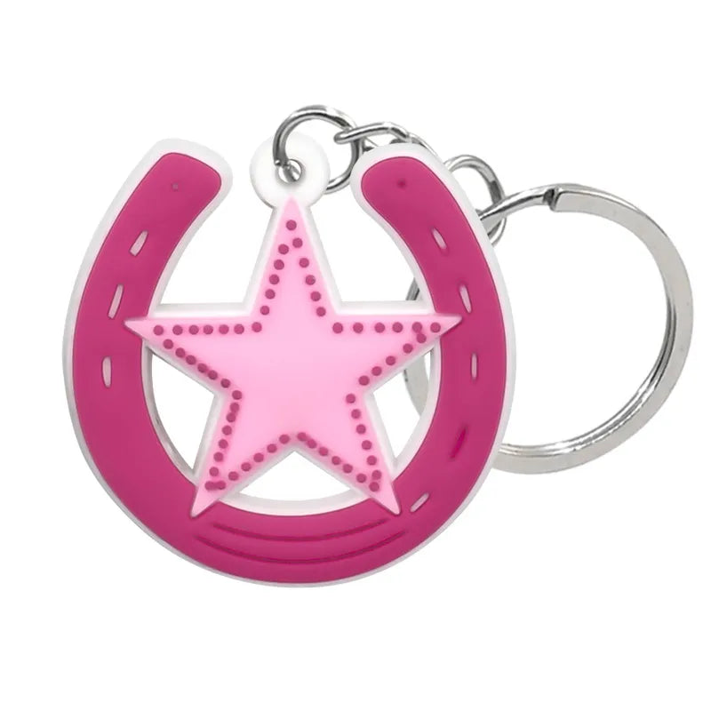 1 Piece Cartoon Style Cute Letter Heart Shape Boots PVC Alloy Women's Bag Pendant Keychain