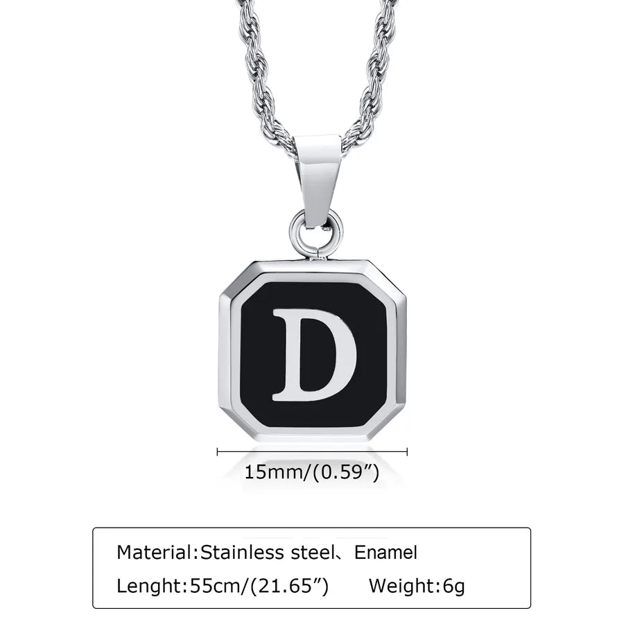 304 Stainless Steel Hip-Hop Enamel letter