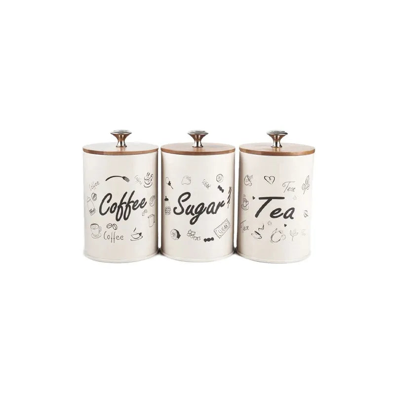 Retro Simple Style Letter Galvanized Iron Storage Container Box