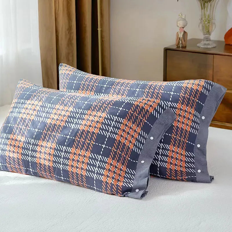 Cotton Gauze Pillowcase One Pack Summer All-inclusive Snaps Household 40x 60cm Latex Pillowcase 48x 74 Pillowcase