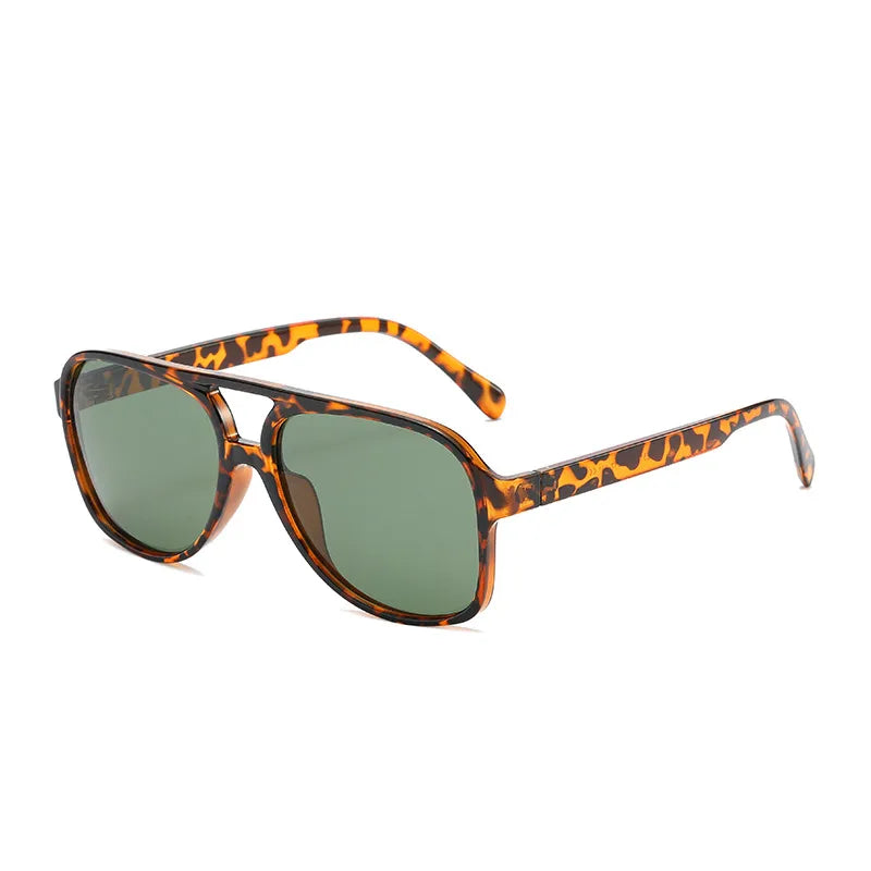 retro solid color ac toad glasses full frame men's sunglasses