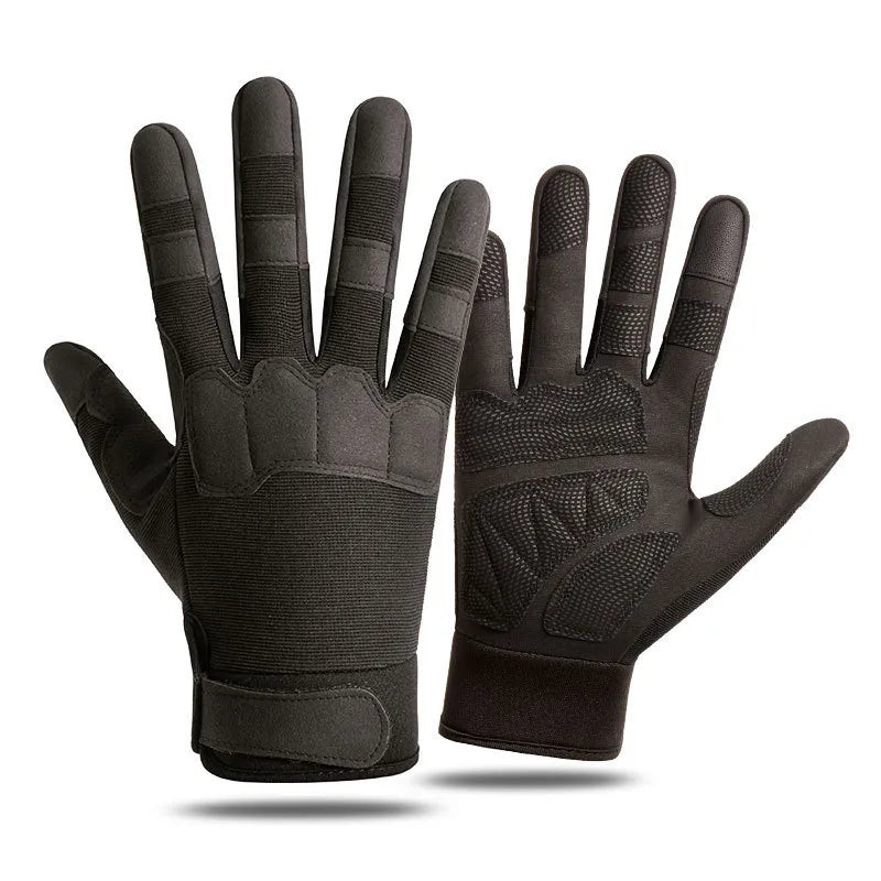 Tactical Gloves Men's Z192 Soft Shell Protective Pad Long Finger Touch Screen Fighting Non-slip Outdoor Military Fan Riding Gloves Men