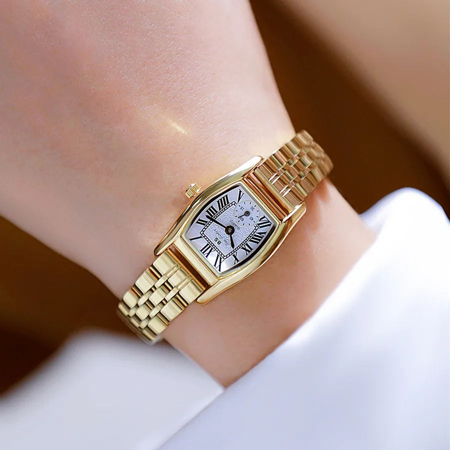 Vintage Style Classic Style Geometric Butterfly Double Snap Quartz Watch Women's Watches
