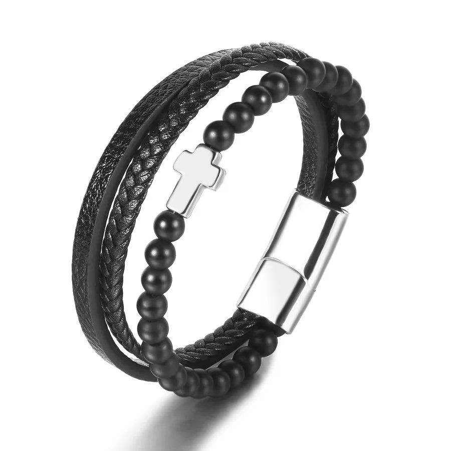 fashion geometric titanium steel stoving varnish bracelets 1 piece